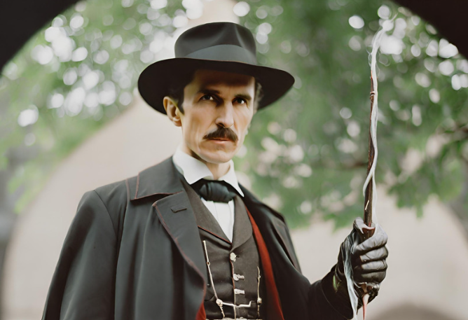 Vampire hunter Nikola Tesla